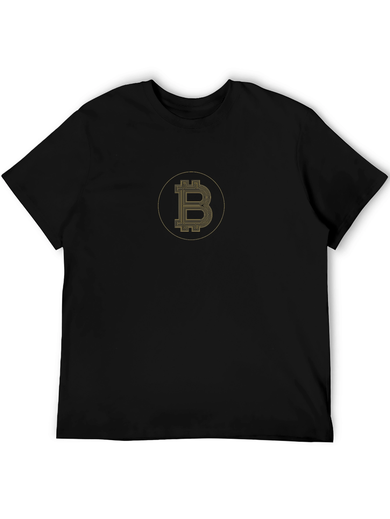 Bitcoin Logo Black T-Shirt | Crypto Currency Tee