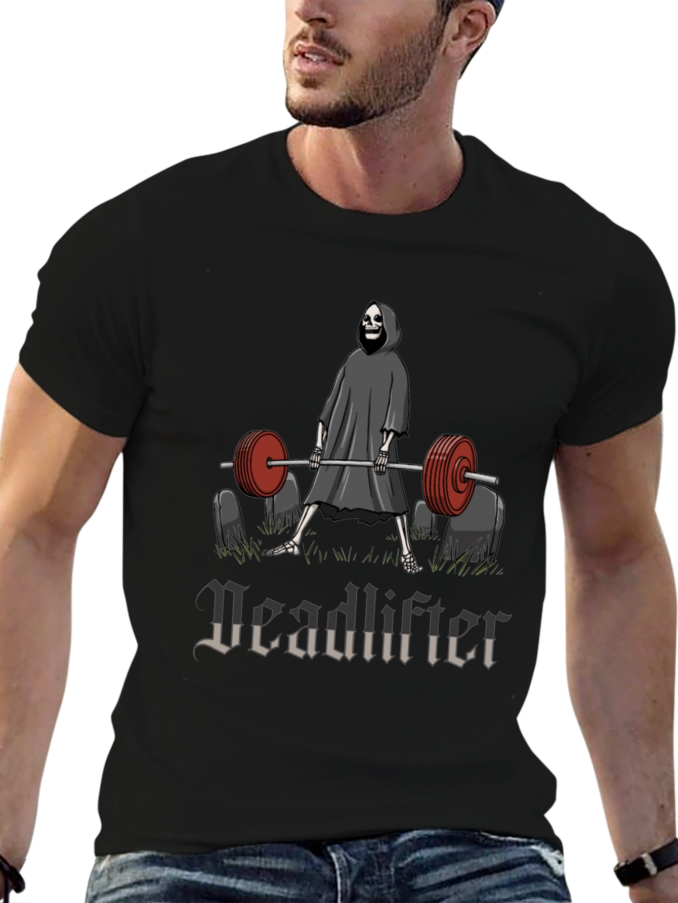 Deadlifter Grim Reaper Graphic T-Shirt