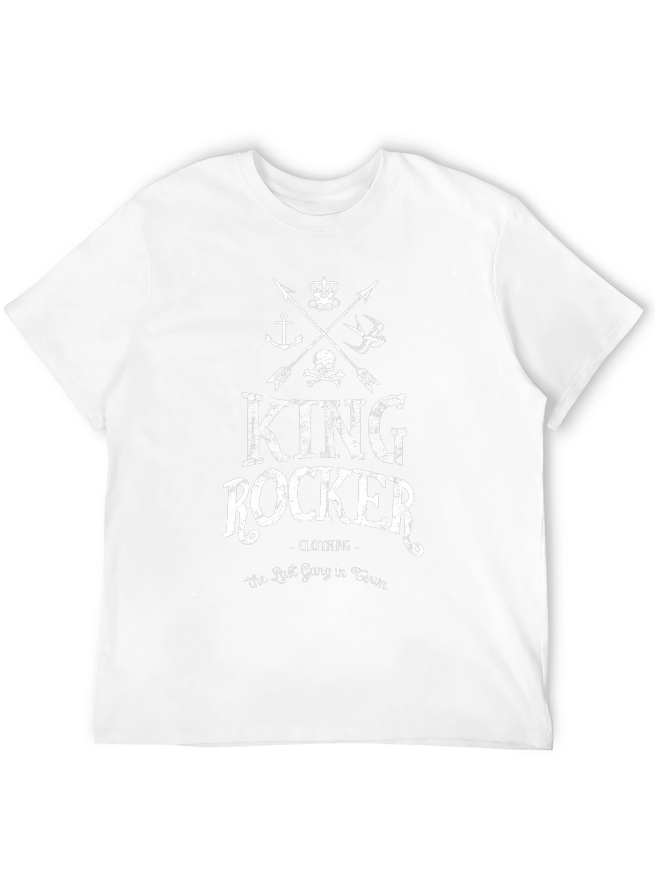 King Rocker Graphic T-Shirt - Black Cotton Tee