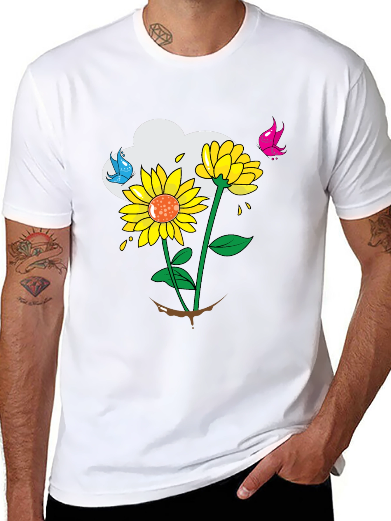 Sunflower Graphic Print Tee