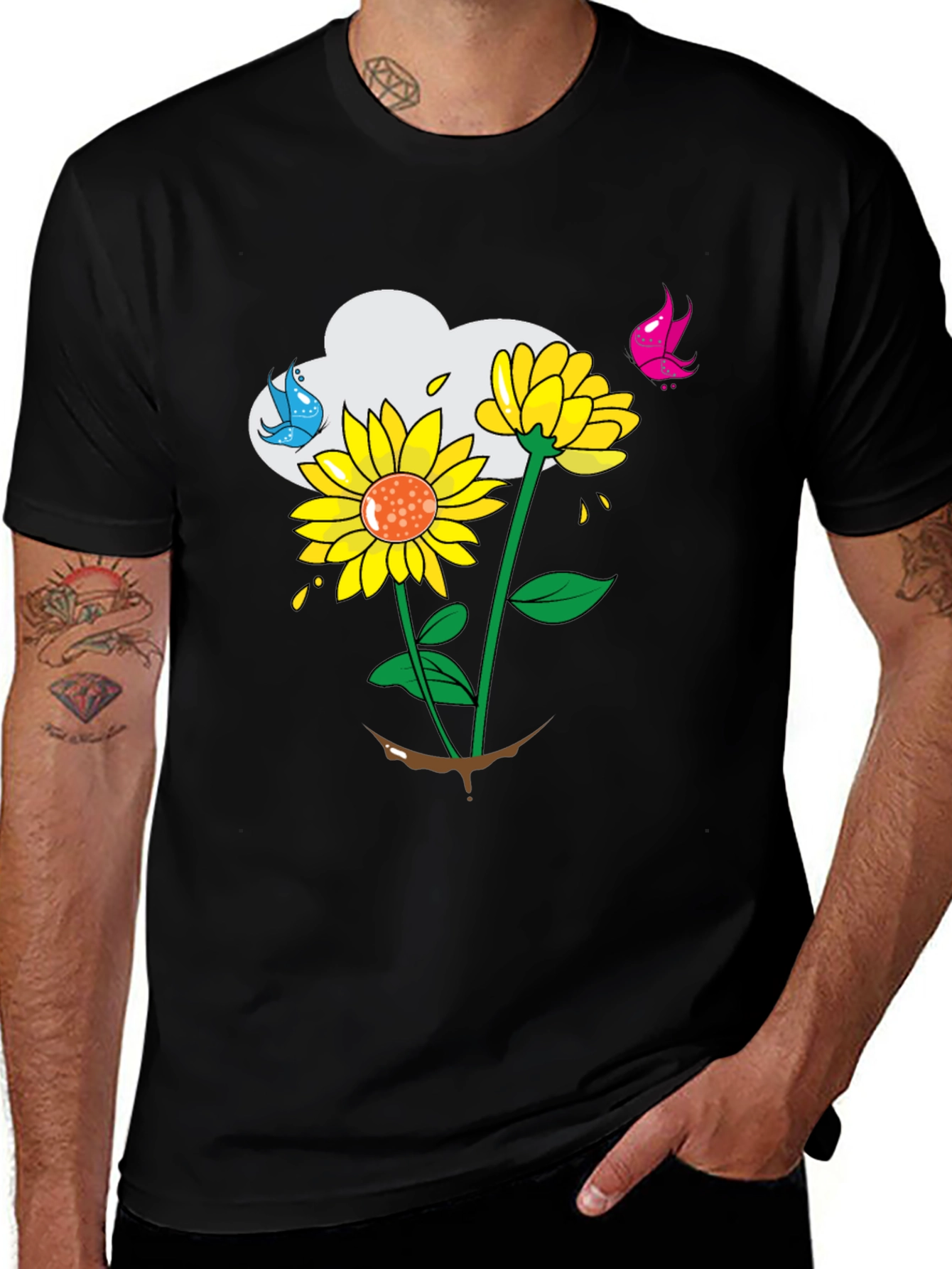 Sunflower Graphic Print Tee