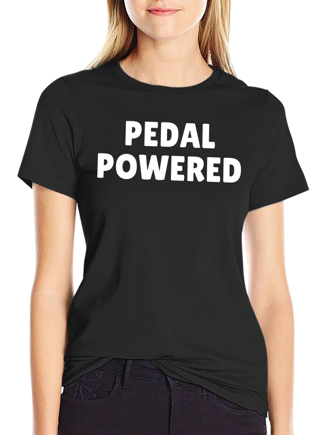 Pedal Powered Black T-Shirt