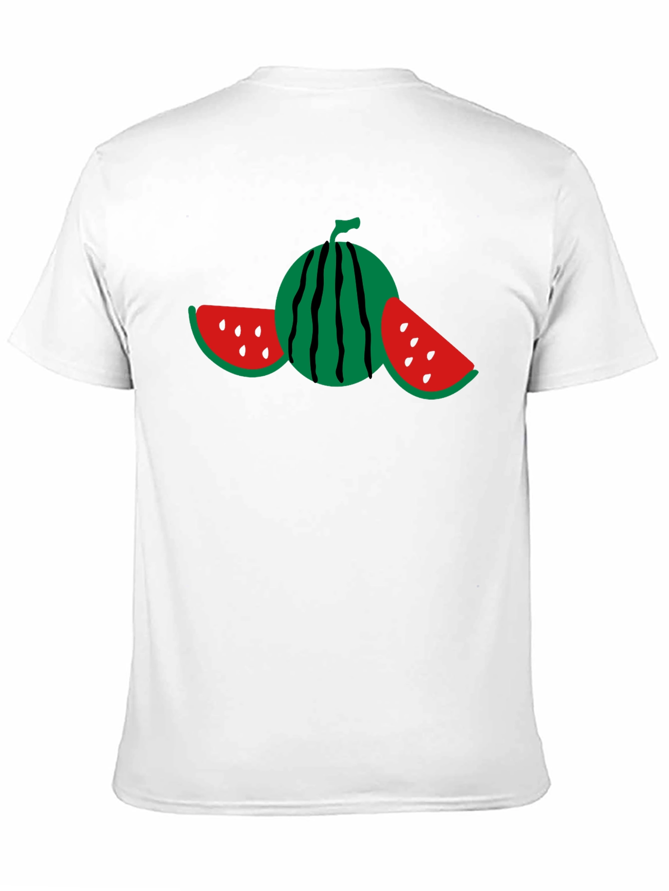 Watermelon Graphic Black T-Shirt