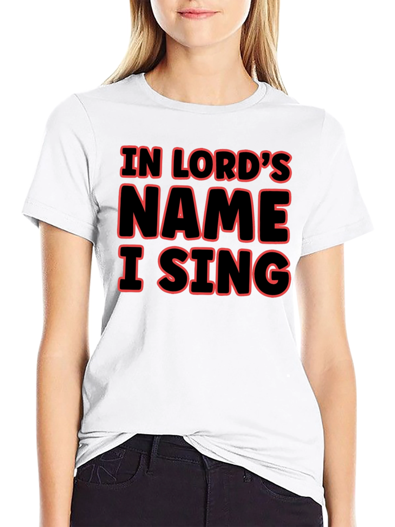 In Lords Name I Sing Graphic T-Shirt
