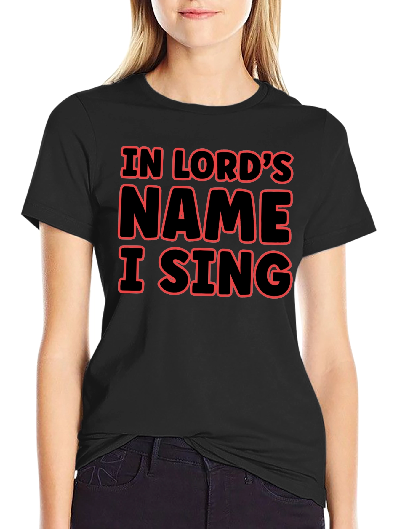 In Lords Name I Sing Graphic T-Shirt