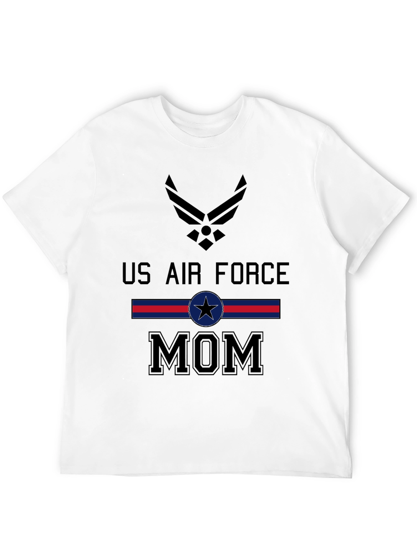 US Air Force Mom Graphic T-Shirt
