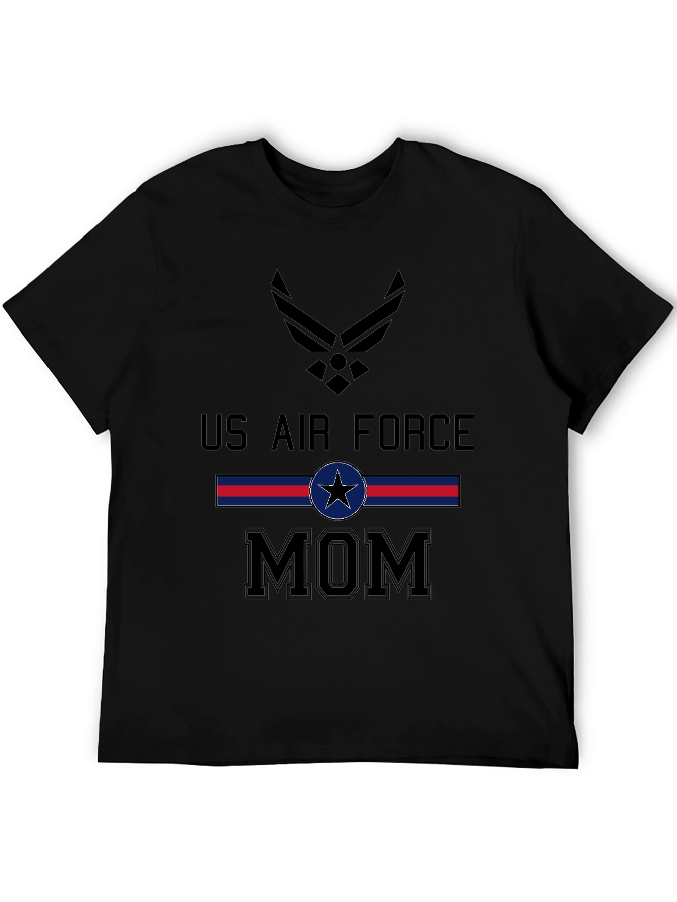 US Air Force Mom Graphic T-Shirt