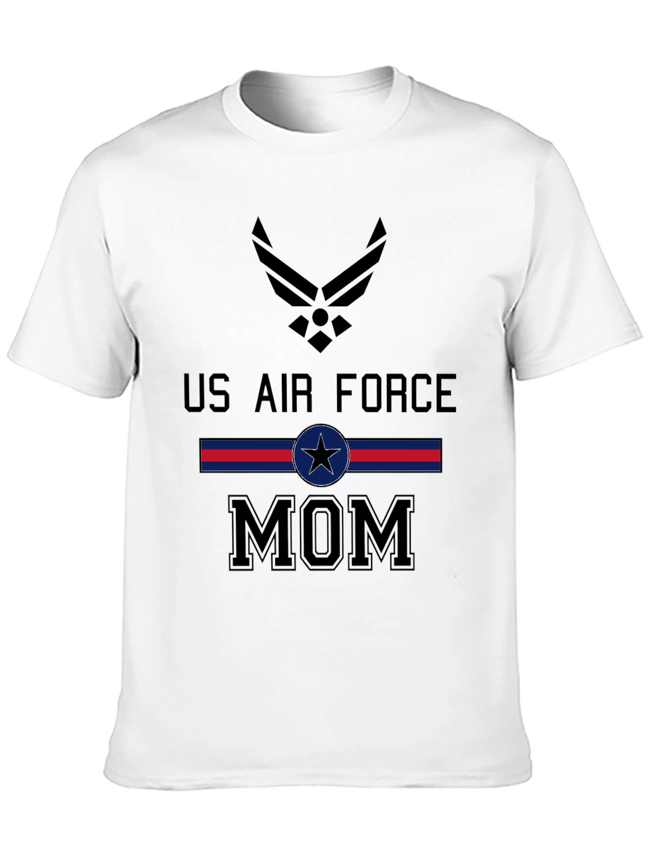 US Air Force Mom Graphic T-Shirt