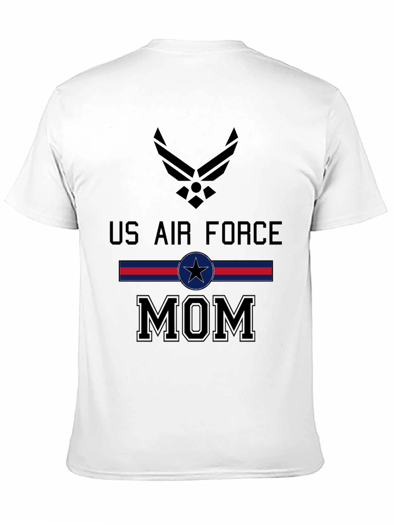 US Air Force Mom Graphic T-Shirt