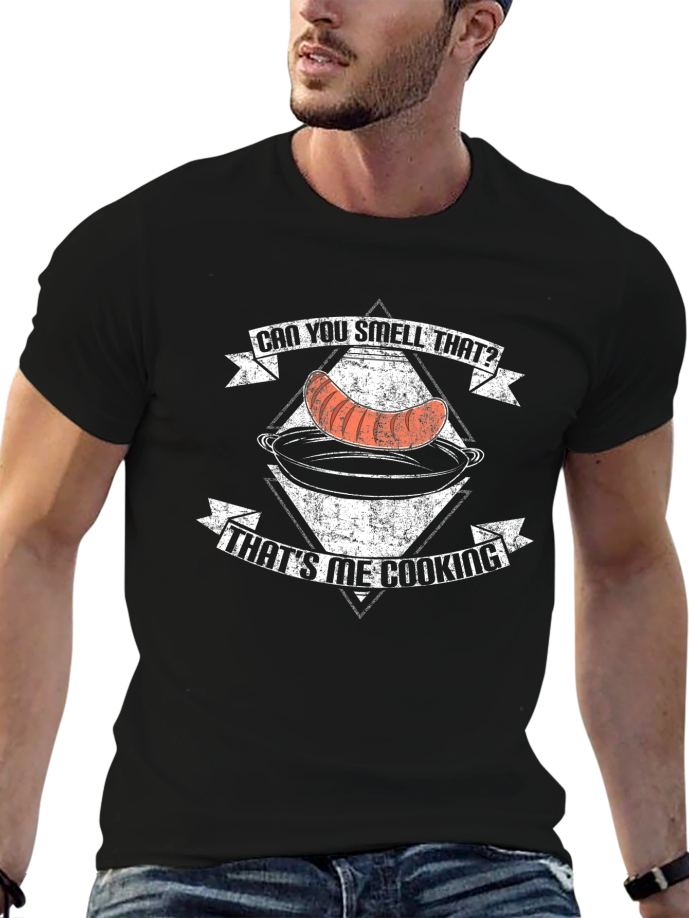 Can You Smell That? Cooking Humor Black T-Shirt