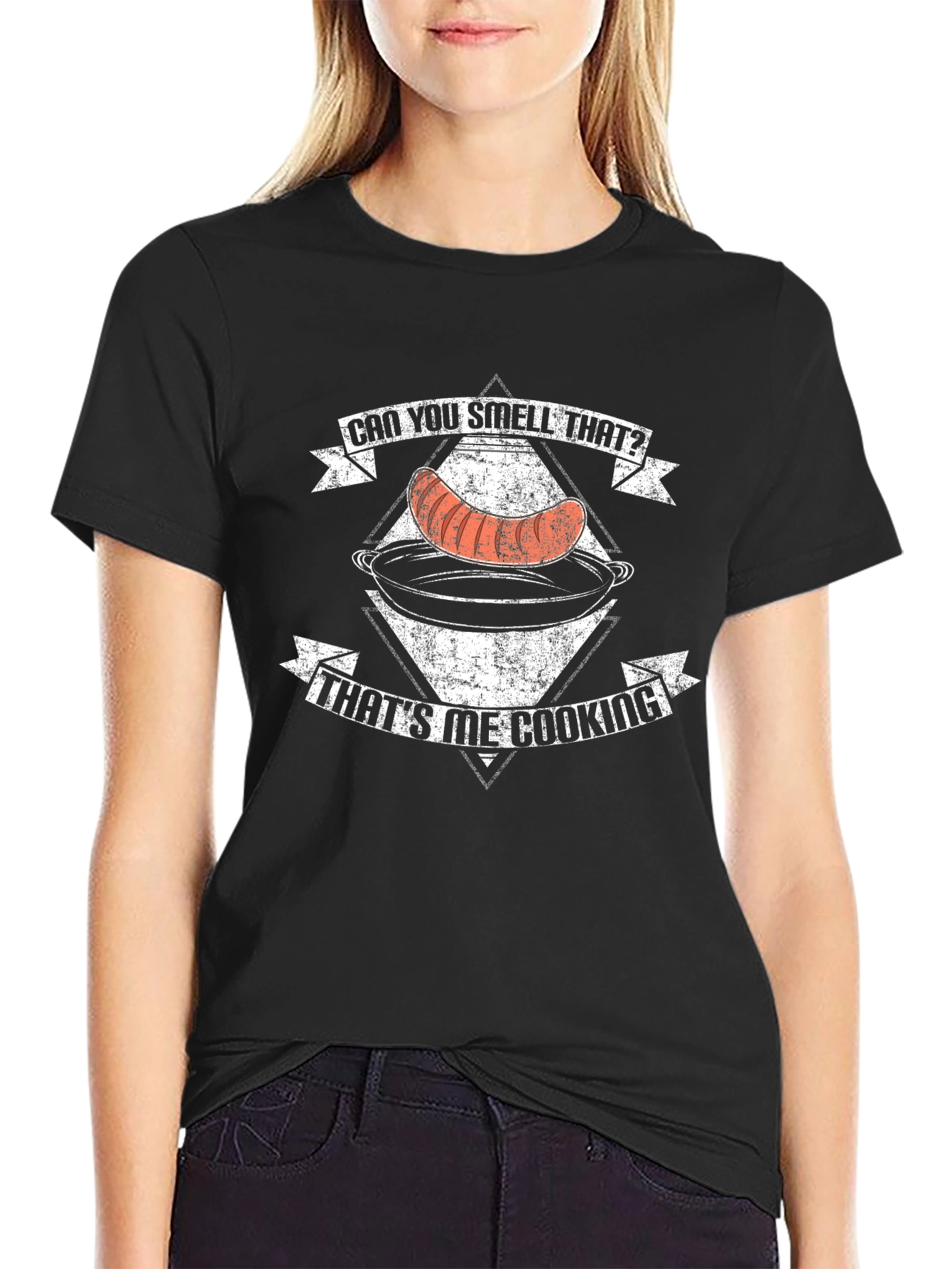 Can You Smell That? Cooking Humor Black T-Shirt