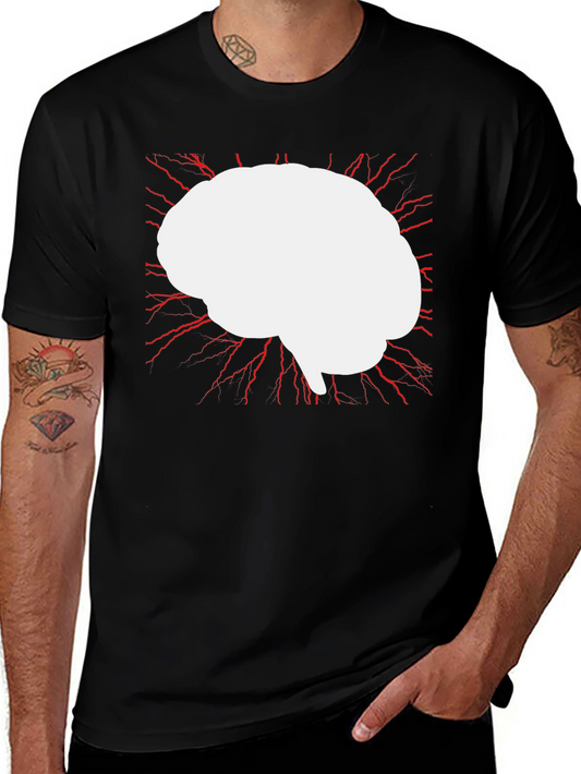 Brain Power T-Shirt - Modern Graphic Tee