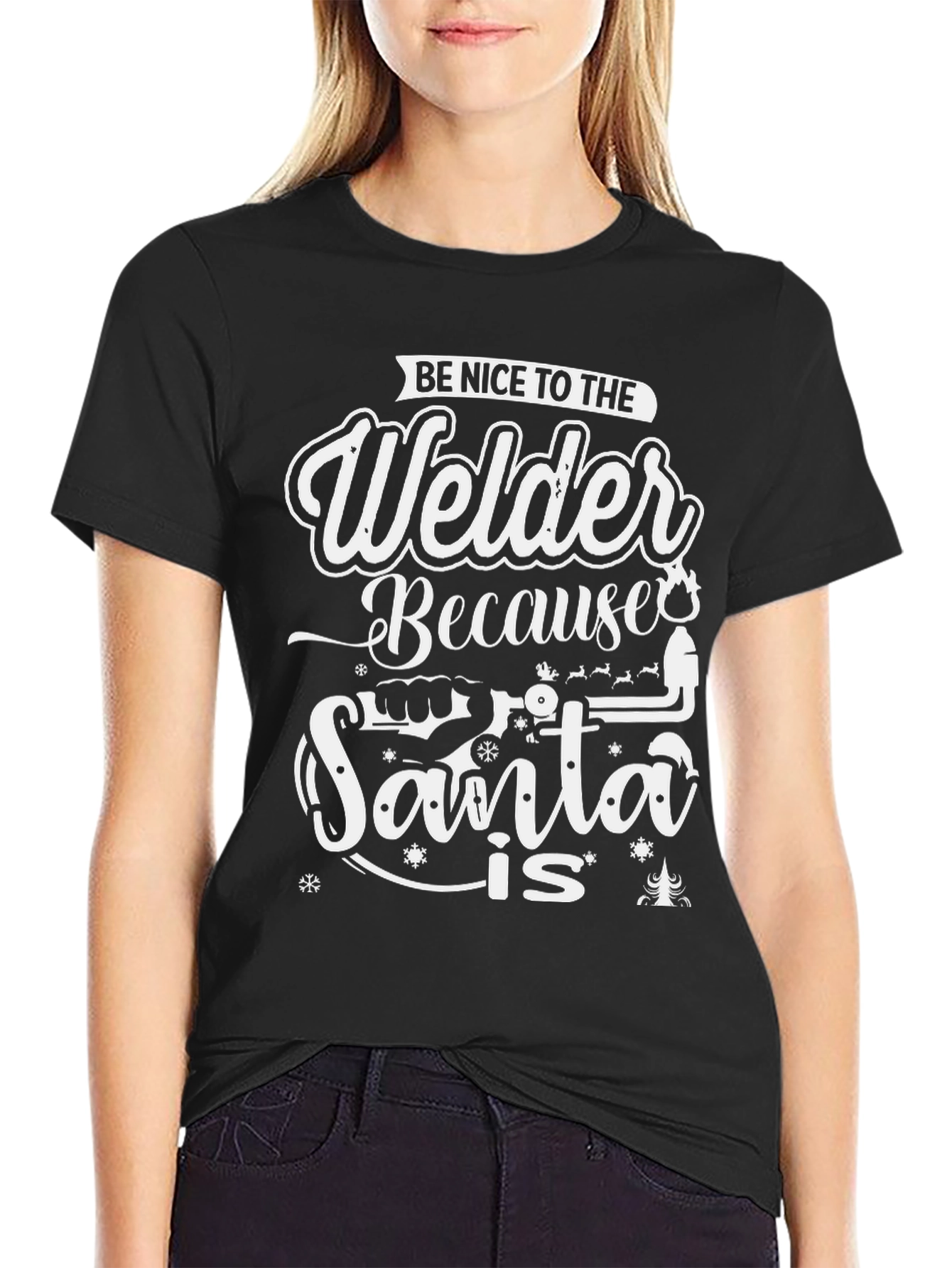 Welder Santa is T-Shirt