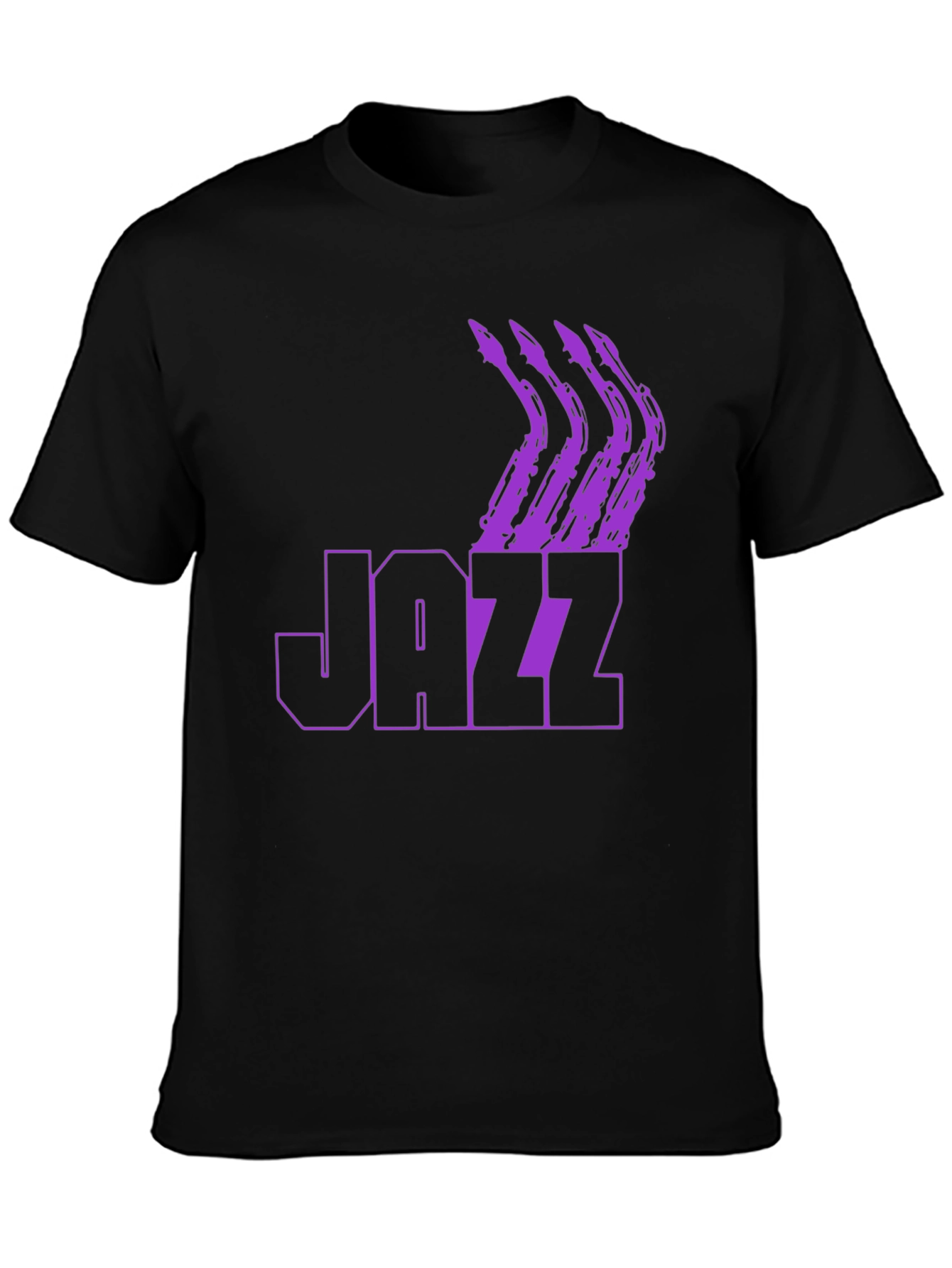Jazz Saxophone Graphic T-Shirt - Music Lover Tee