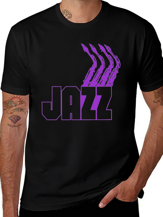Jazz Saxophone Graphic T-Shirt - Music Lover Tee