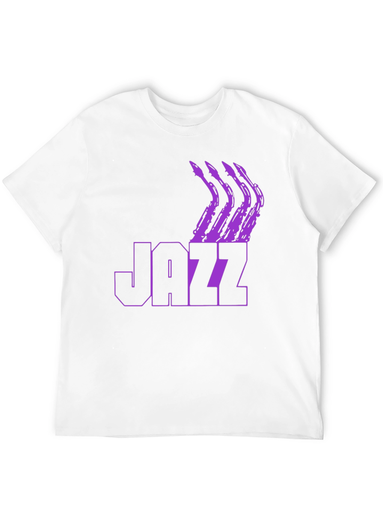 Jazz Saxophone Graphic T-Shirt - Music Lover Tee