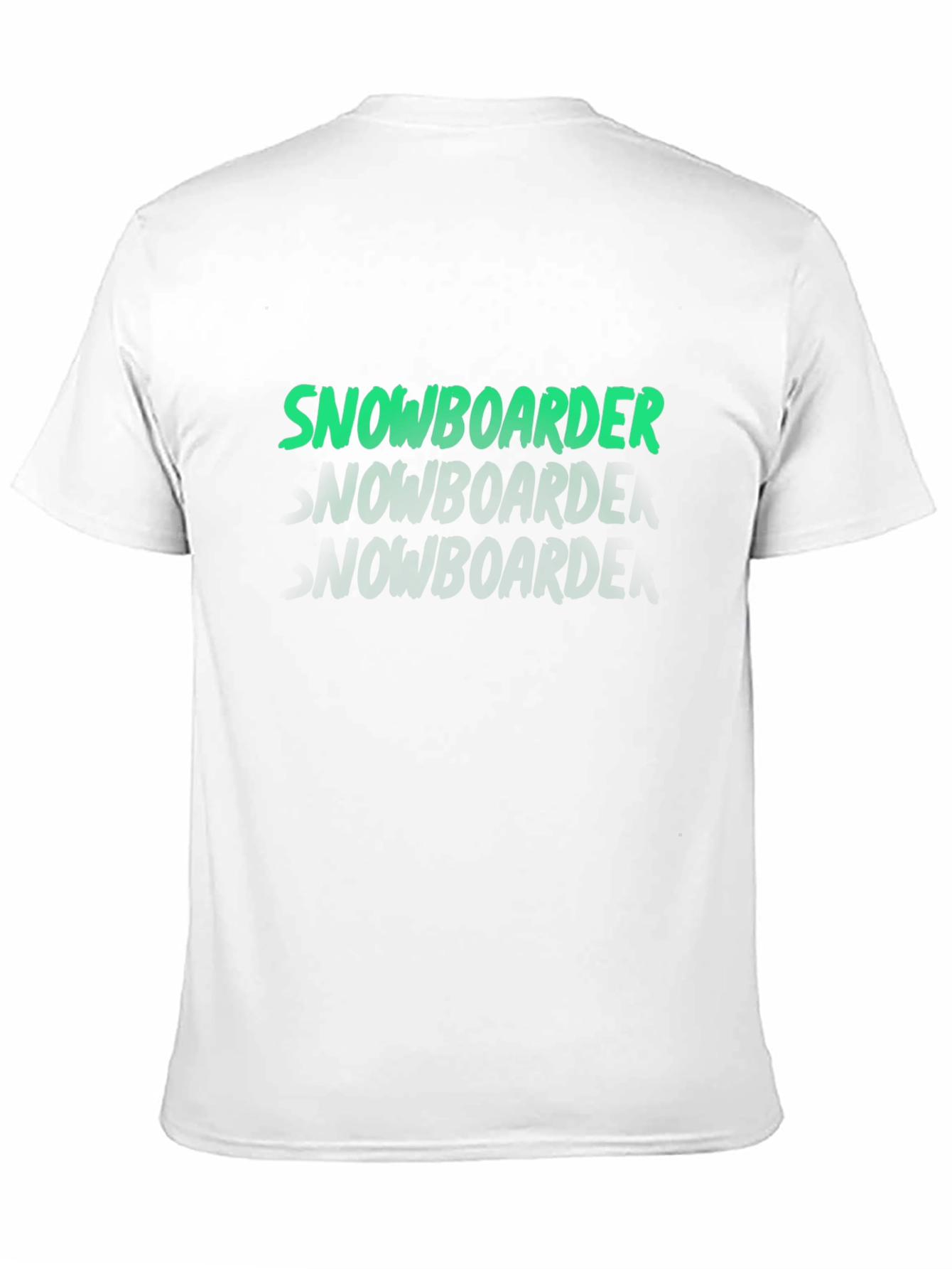 Snowboarder Graphic Tee - Black