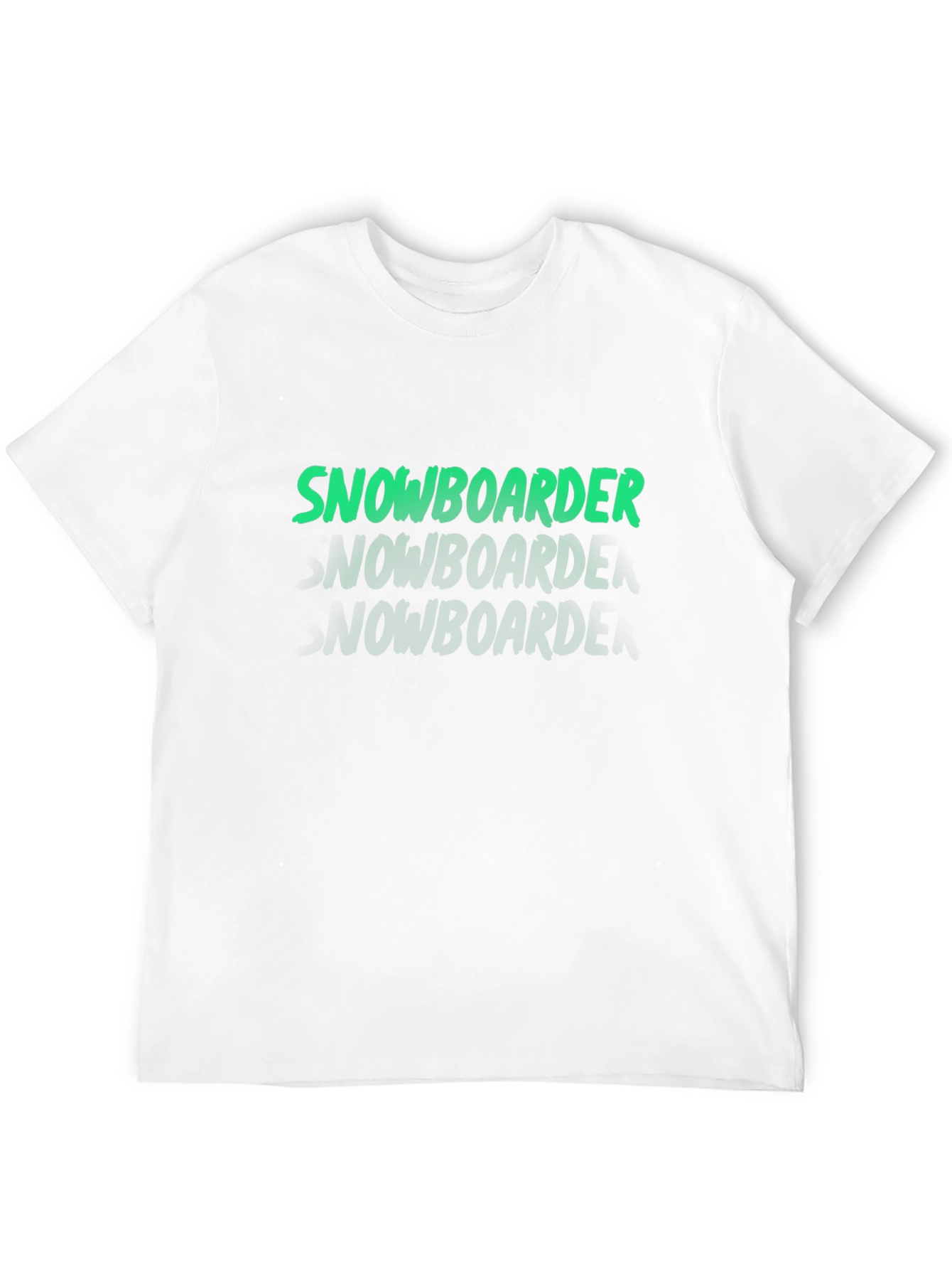 Snowboarder Graphic Tee - Black