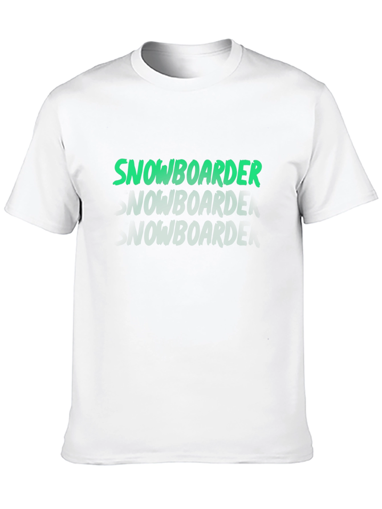 Snowboarder Graphic Tee - Black
