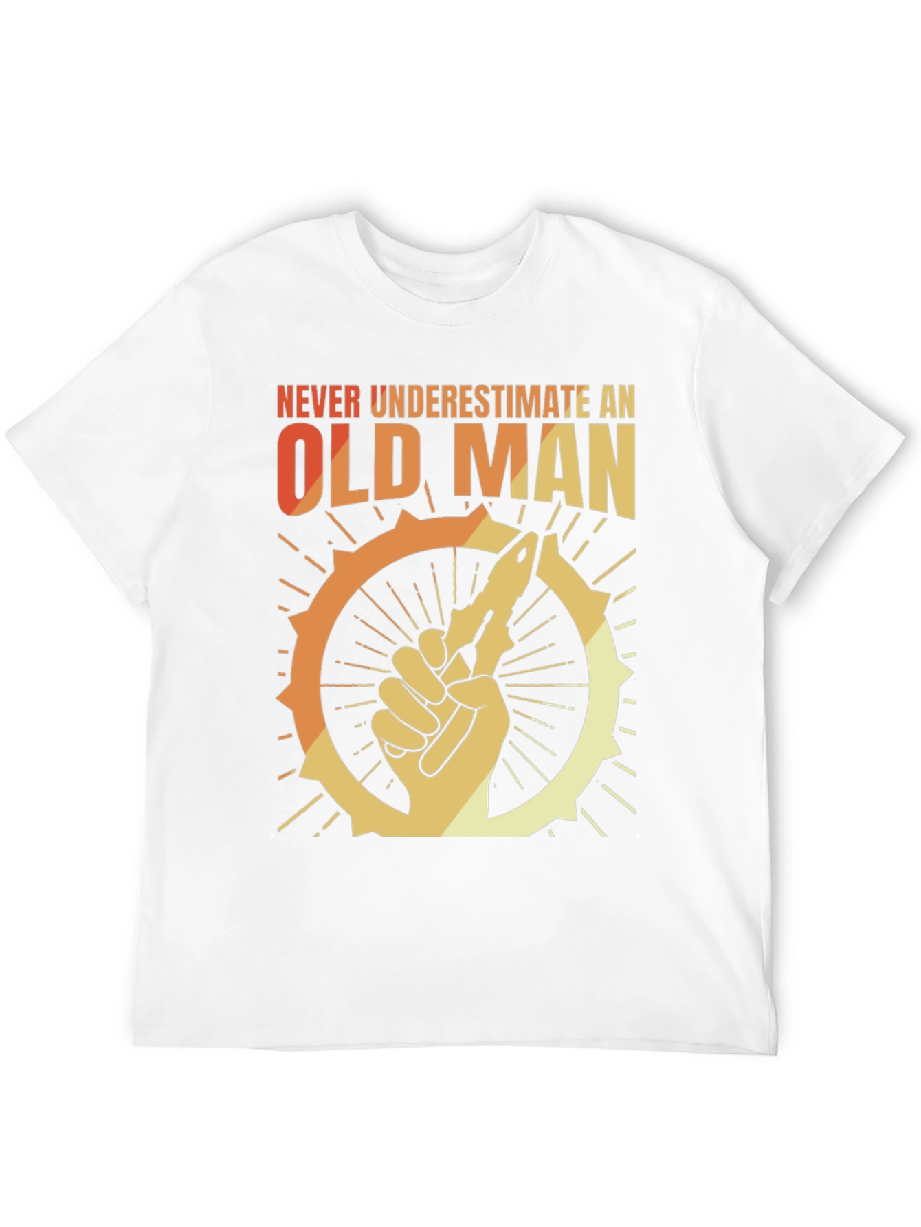 Never Underestimate an Old Man Graphic T-Shirt