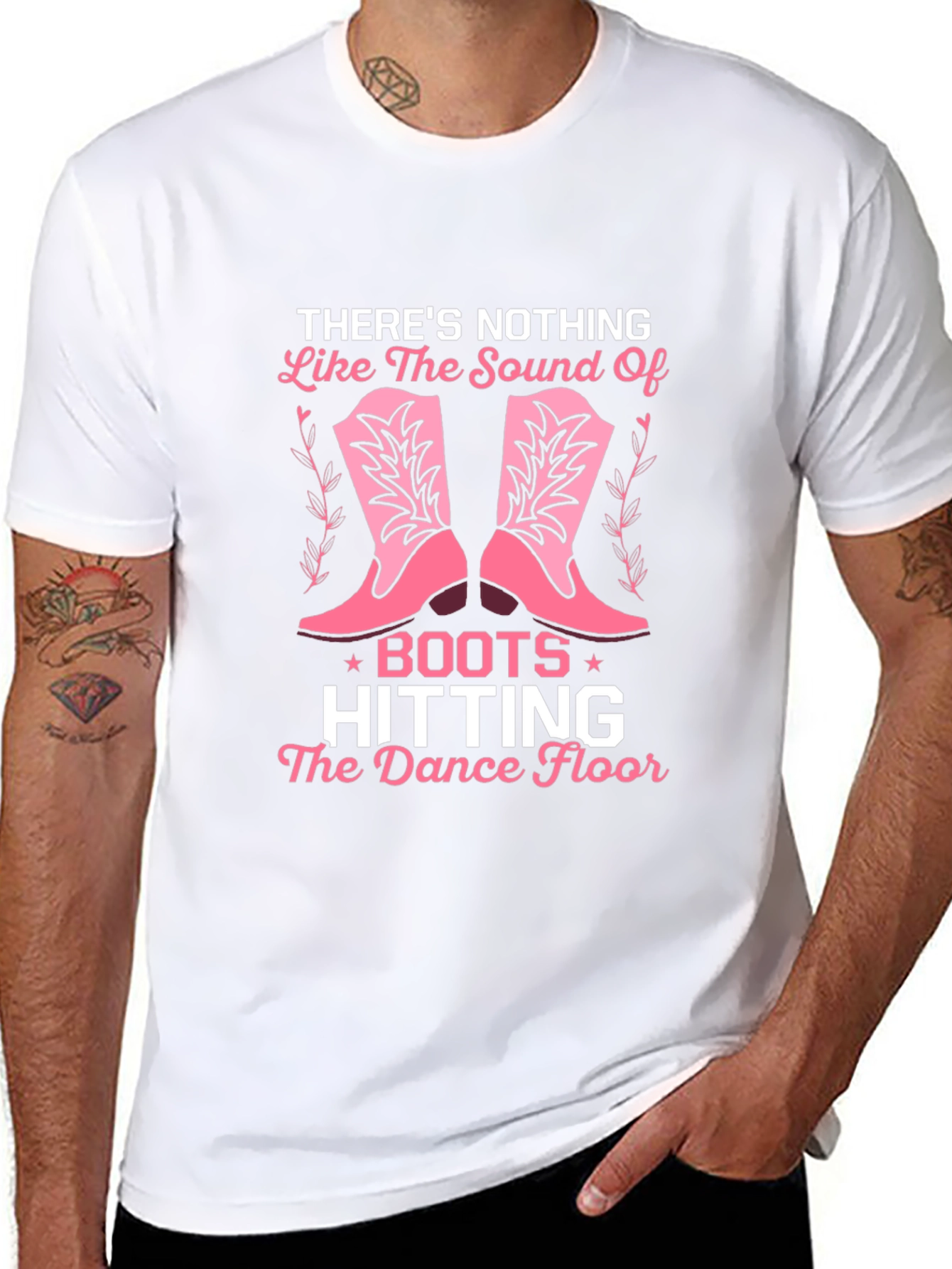Cowgirl Boots Dance Floor Graphic Tee
