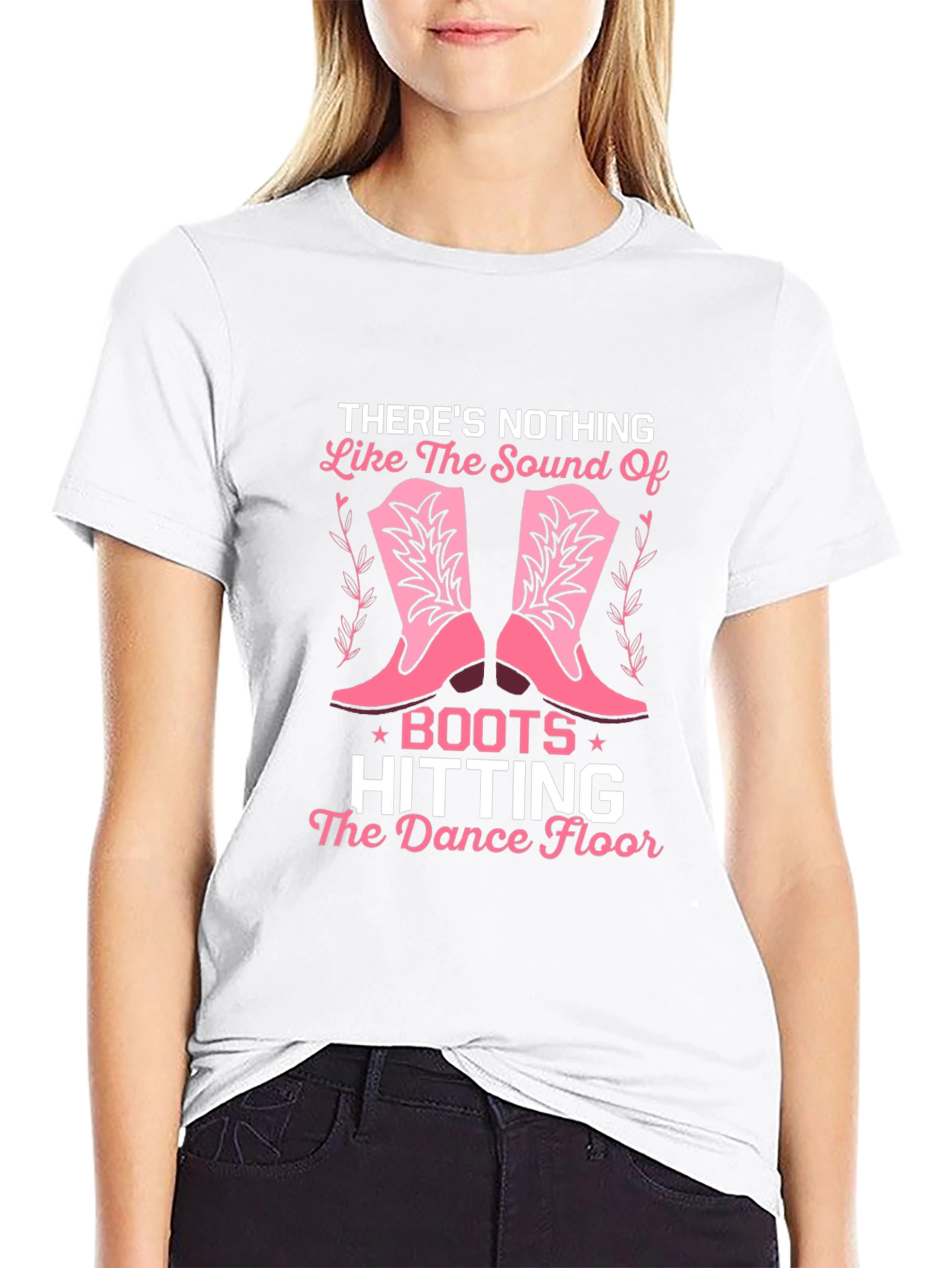 Cowgirl Boots Dance Floor Graphic Tee