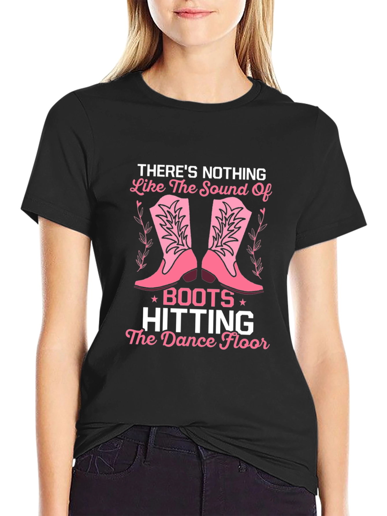 Cowgirl Boots Dance Floor Graphic Tee