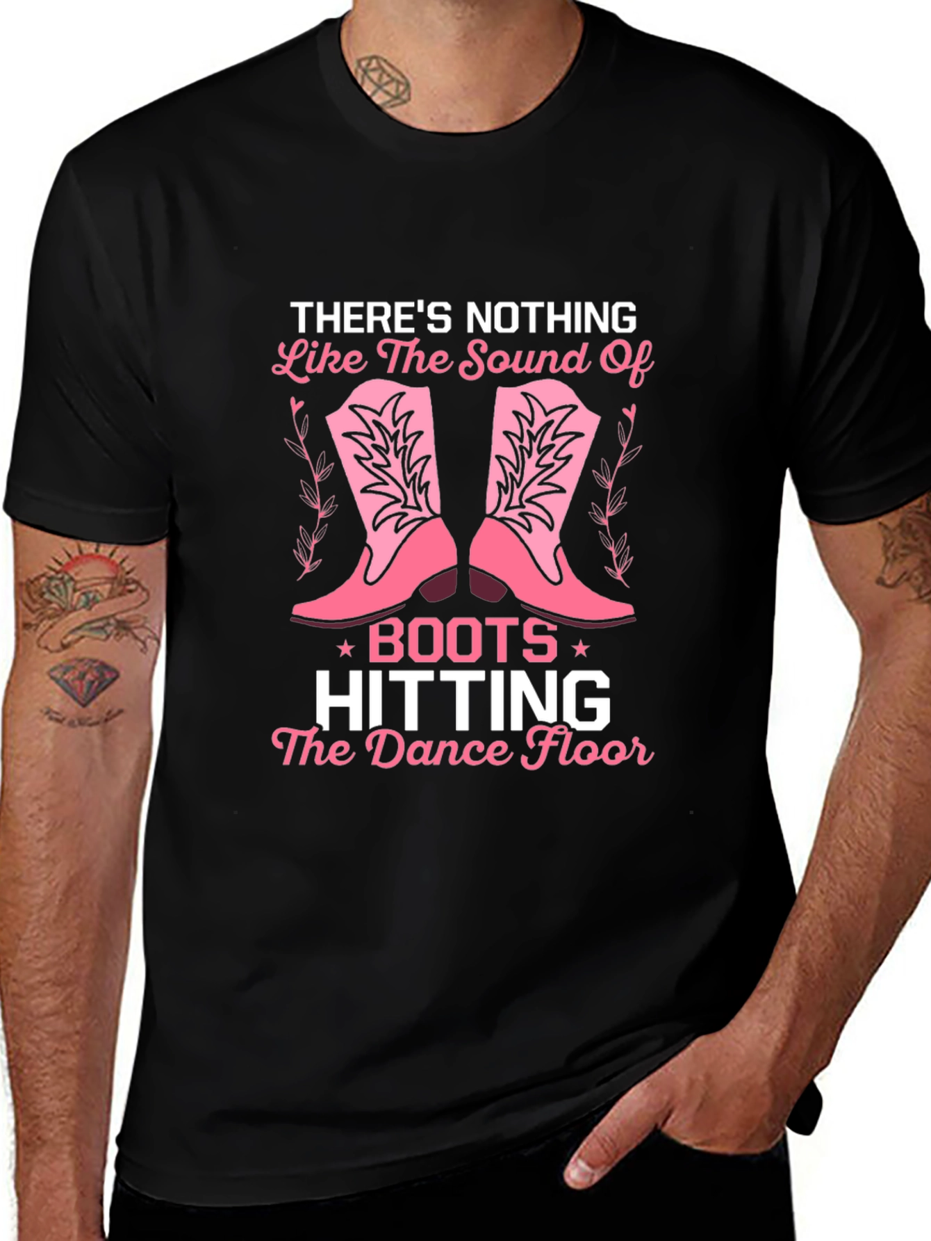 Cowgirl Boots Dance Floor Graphic Tee