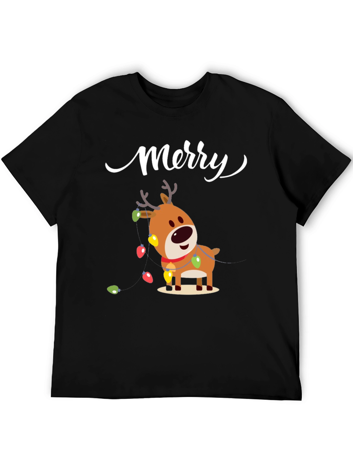 Merry Reindeer Christmas T-Shirt