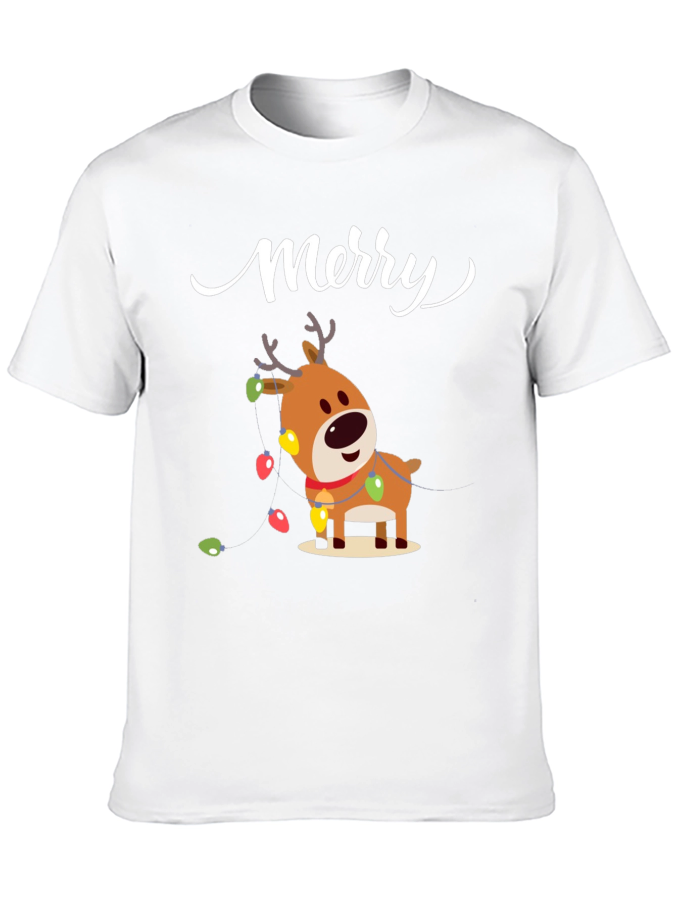 Merry Reindeer Christmas T-Shirt