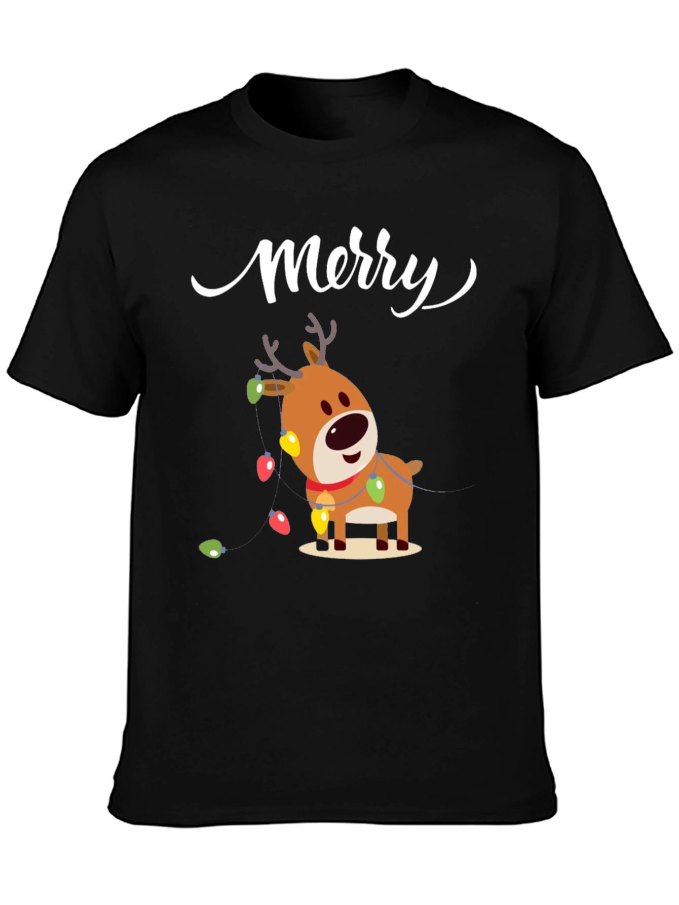 Merry Reindeer Christmas T-Shirt