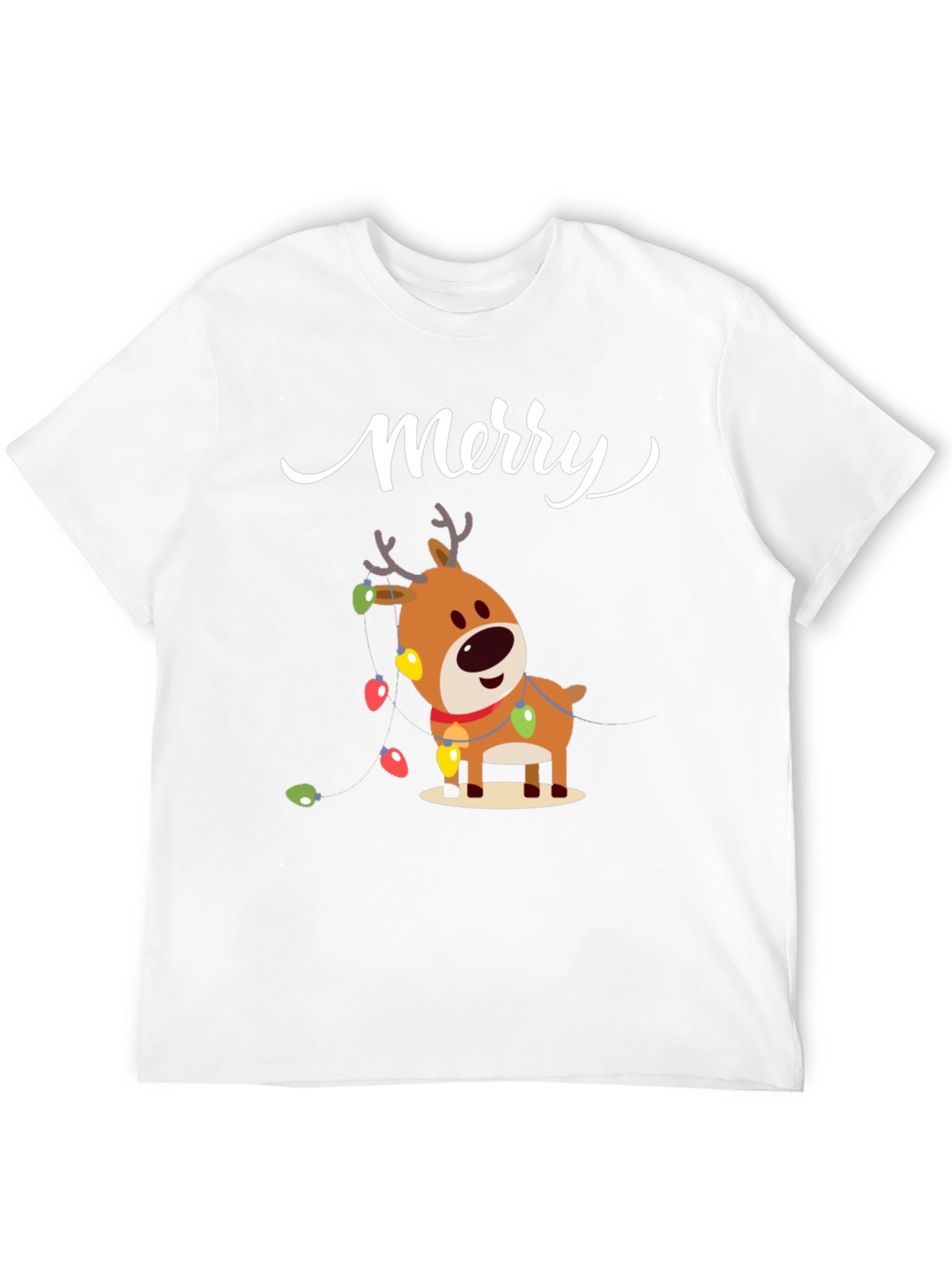 Merry Reindeer Christmas T-Shirt