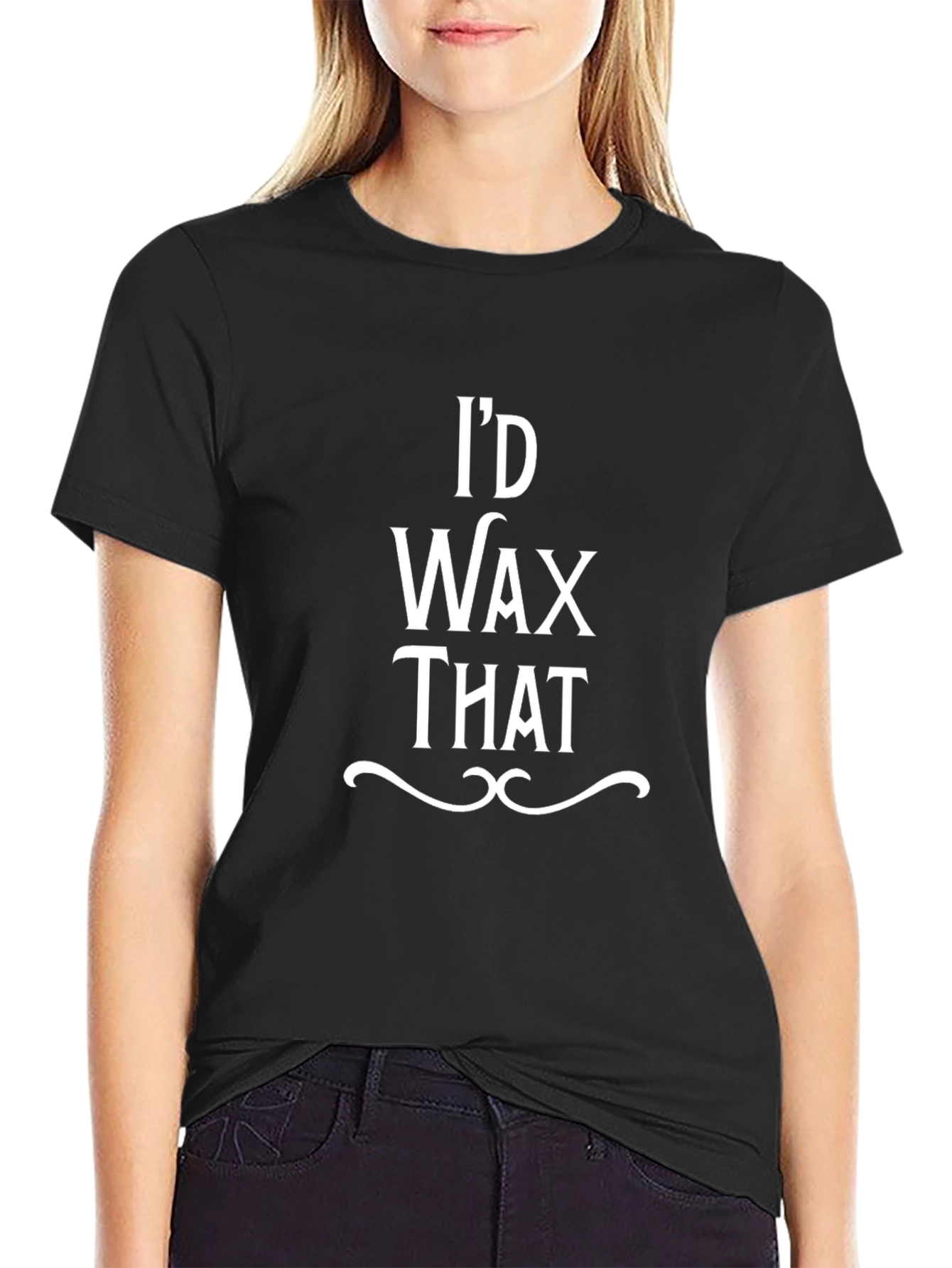 Id Wax That Graphic Tee - Funny T-Shirt