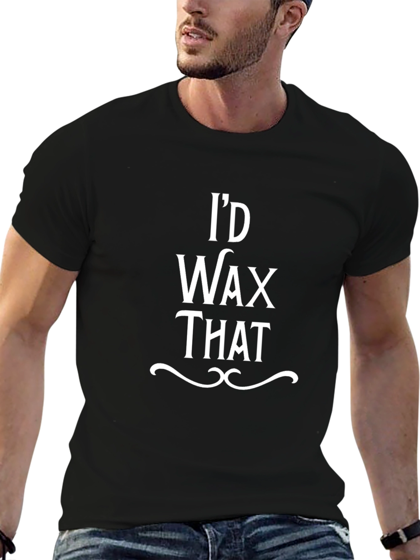 Id Wax That Graphic Tee - Funny T-Shirt