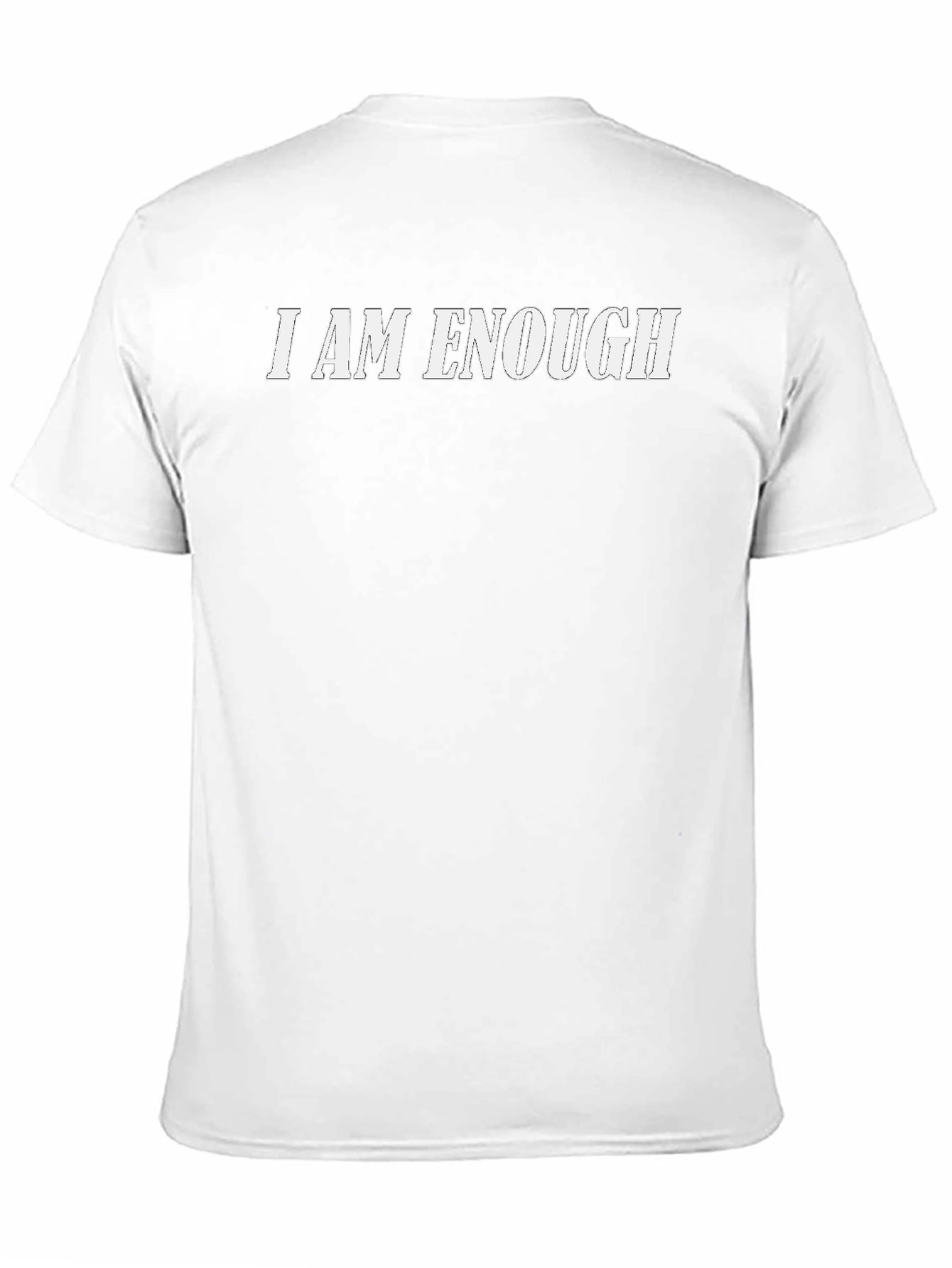 I Am Enough Graphic Tee - Black Unisex T-Shirt