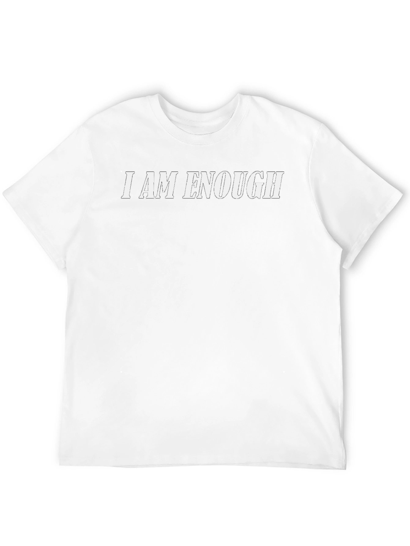 I Am Enough Graphic Tee - Black Unisex T-Shirt