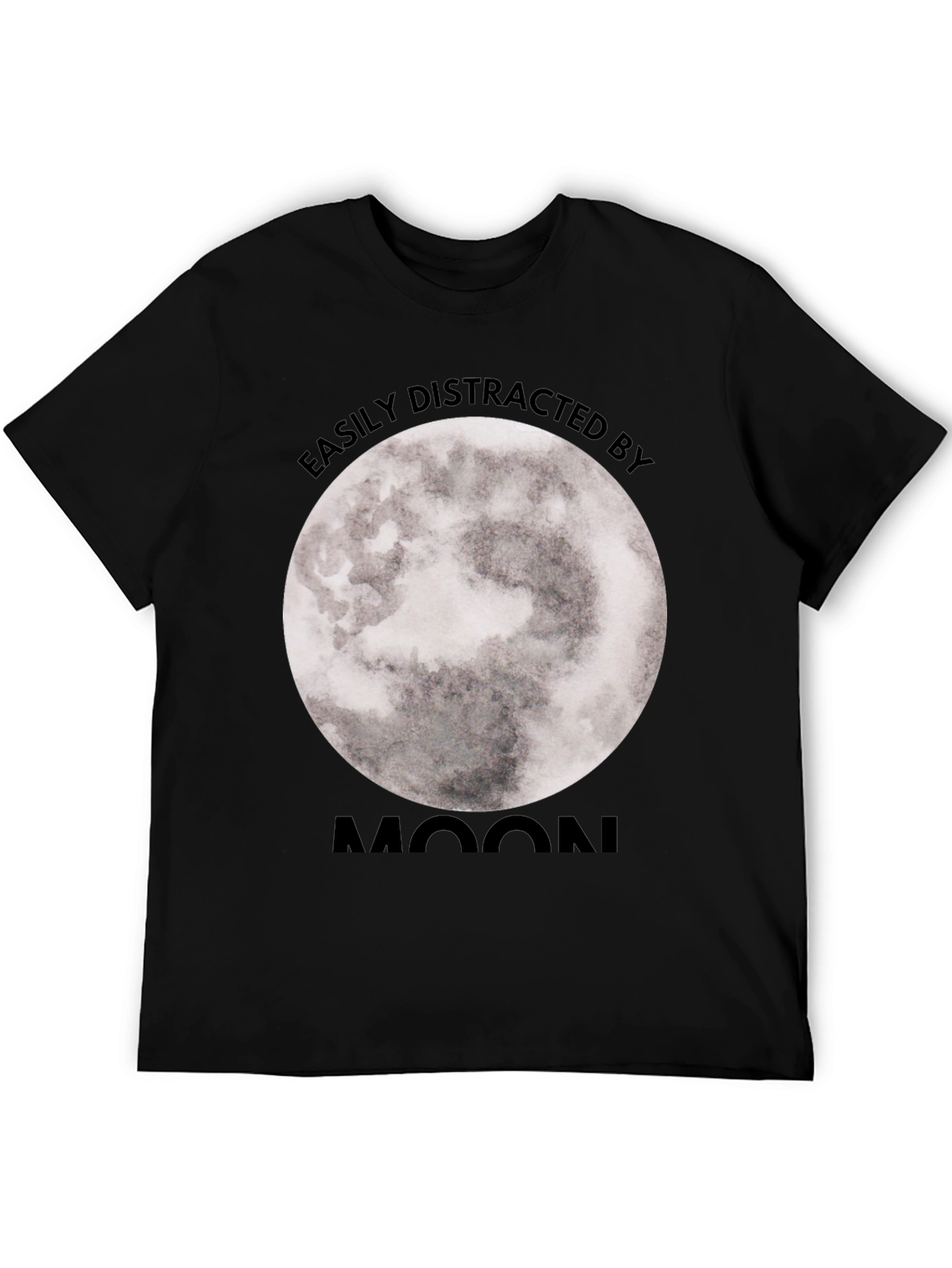 Easily Distracted By Moon Graphic Tee