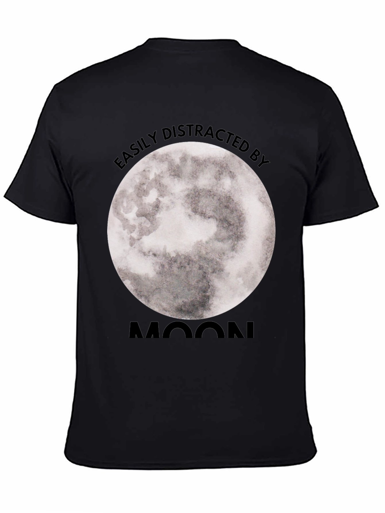 Easily Distracted By Moon Graphic Tee