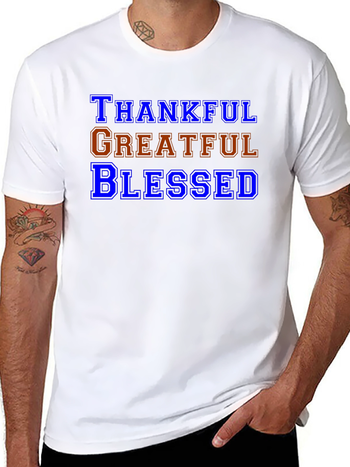 Thankful Grateful Blessed T-Shirt