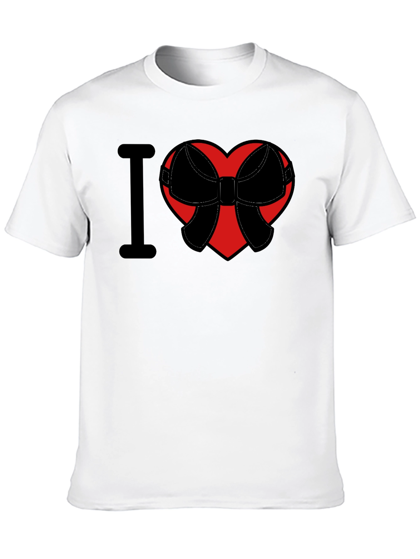 I Heart Bow T-Shirt - Mens Graphic Tee