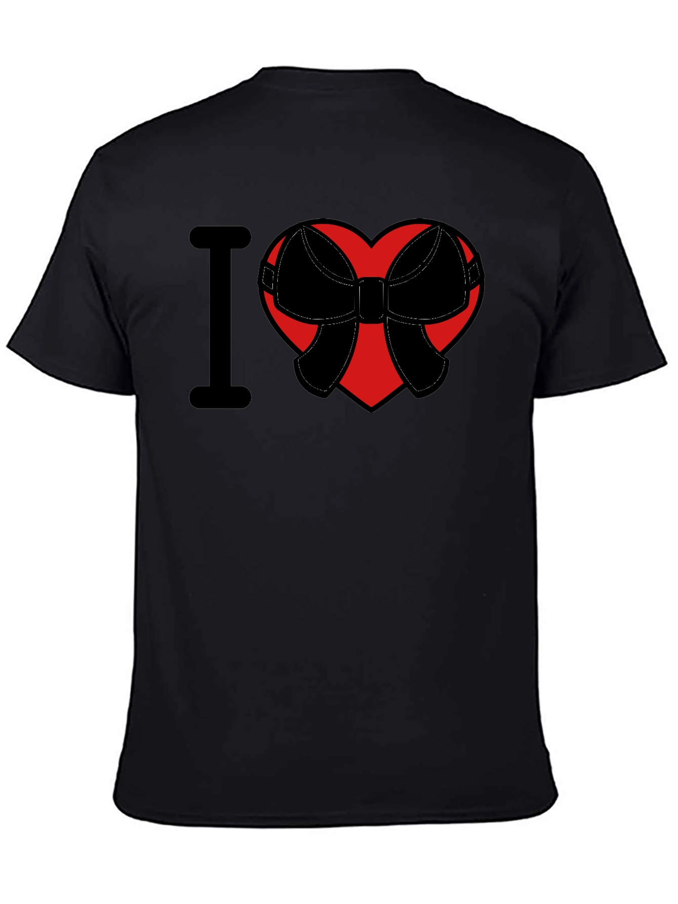 I Heart Bow T-Shirt - Mens Graphic Tee