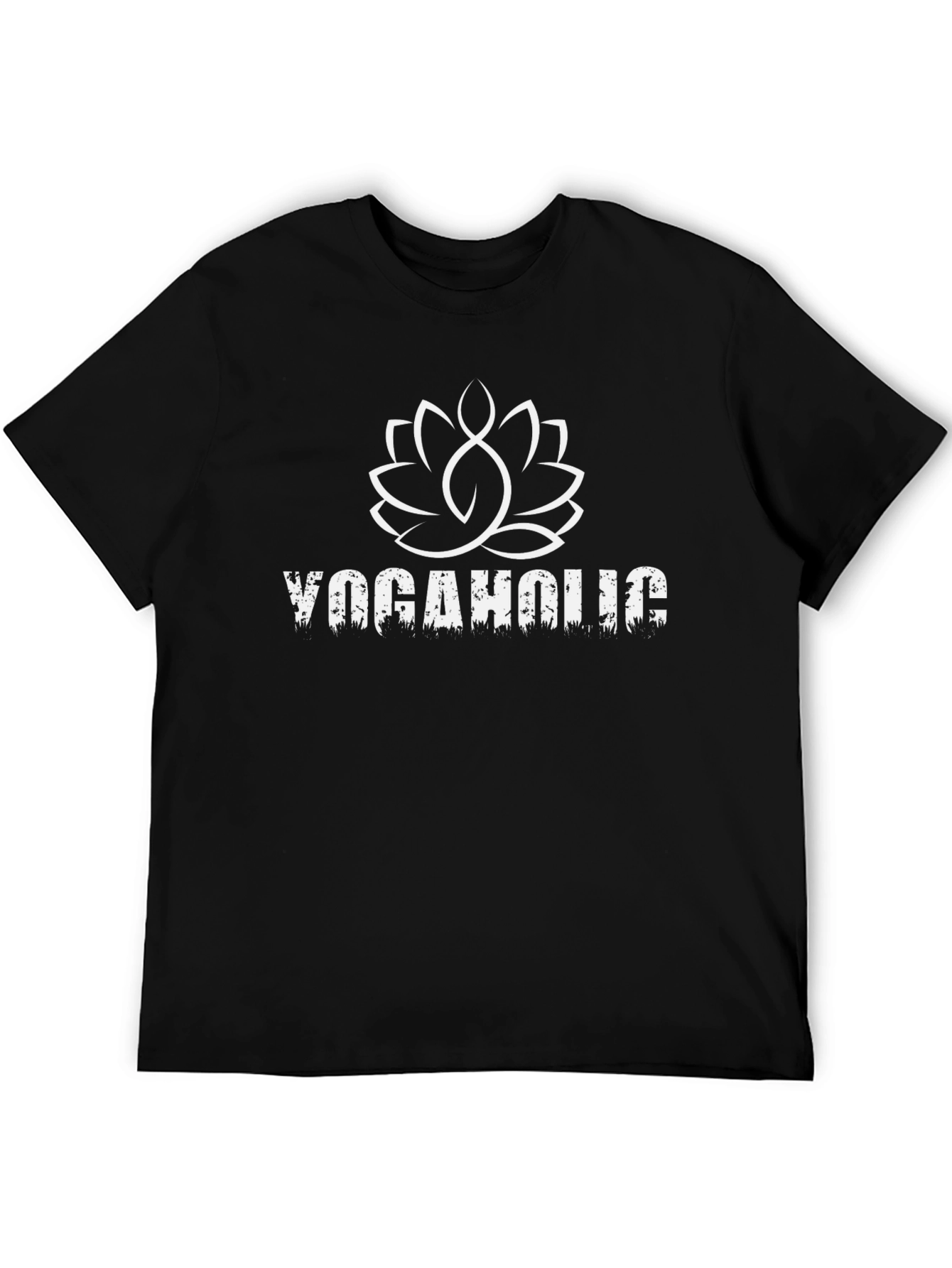 Yogaholic Lotus T-Shirt - Black