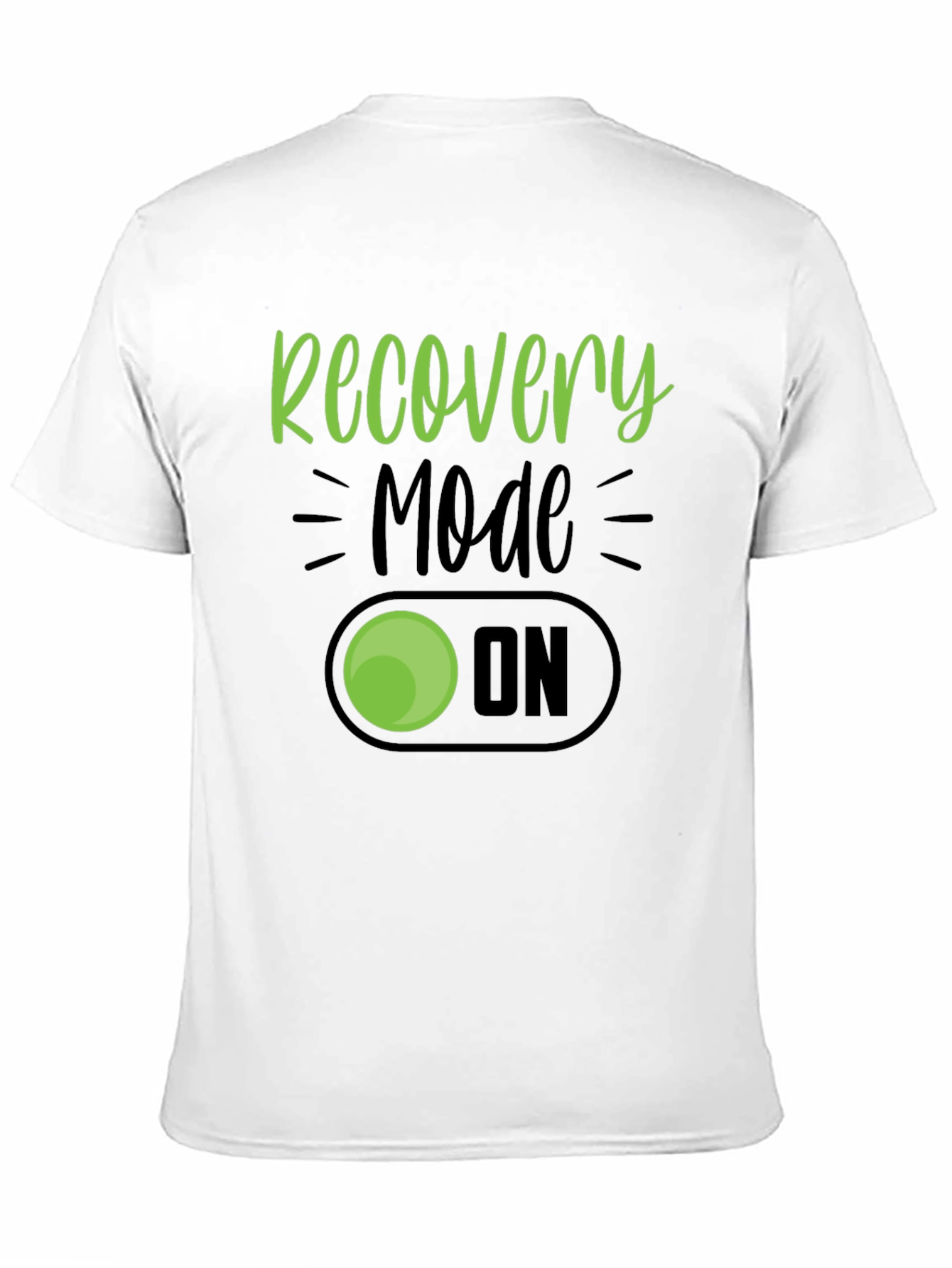Recovery Mode On Graphic T-Shirt - Black Cotton Tee