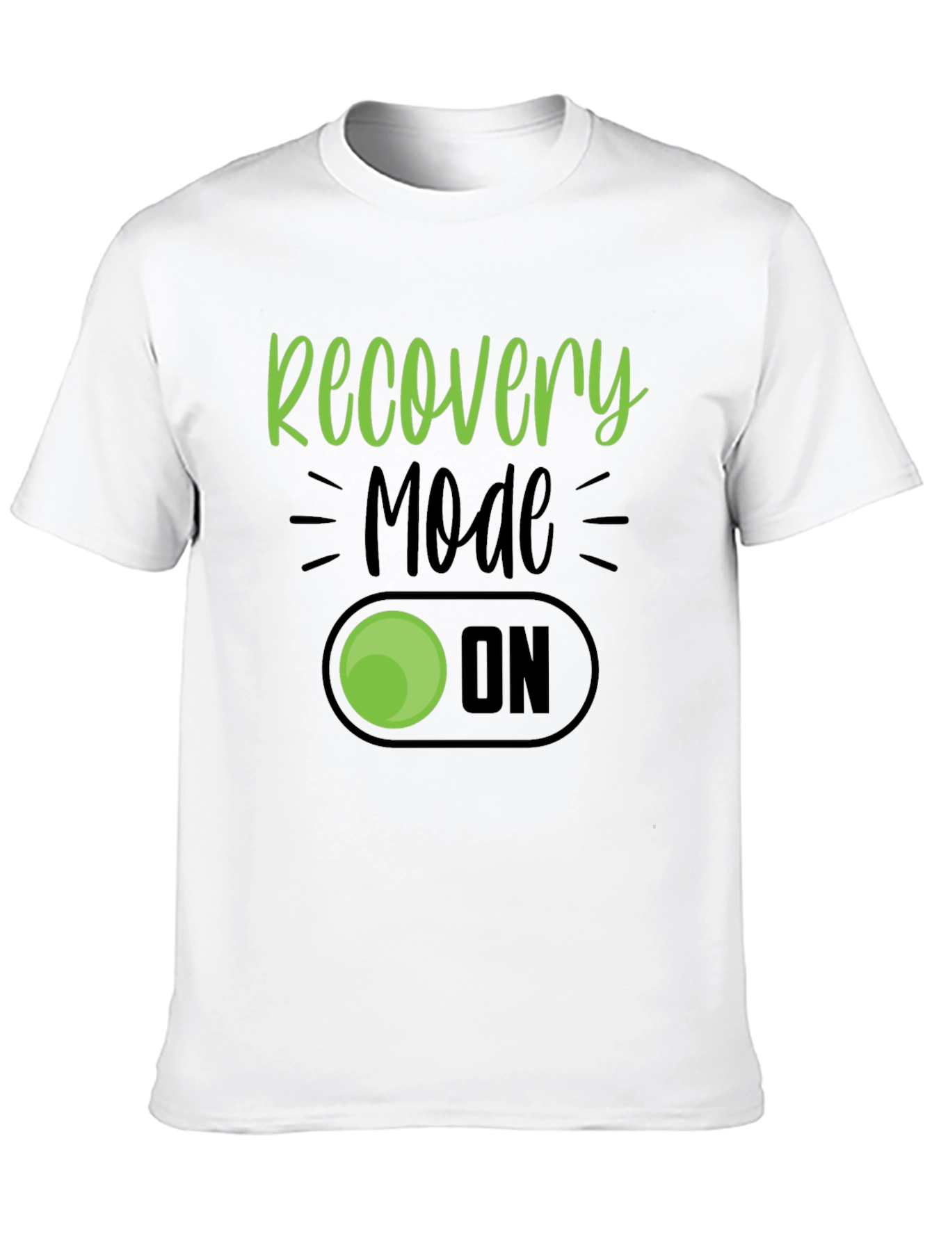 Recovery Mode On Graphic T-Shirt - Black Cotton Tee