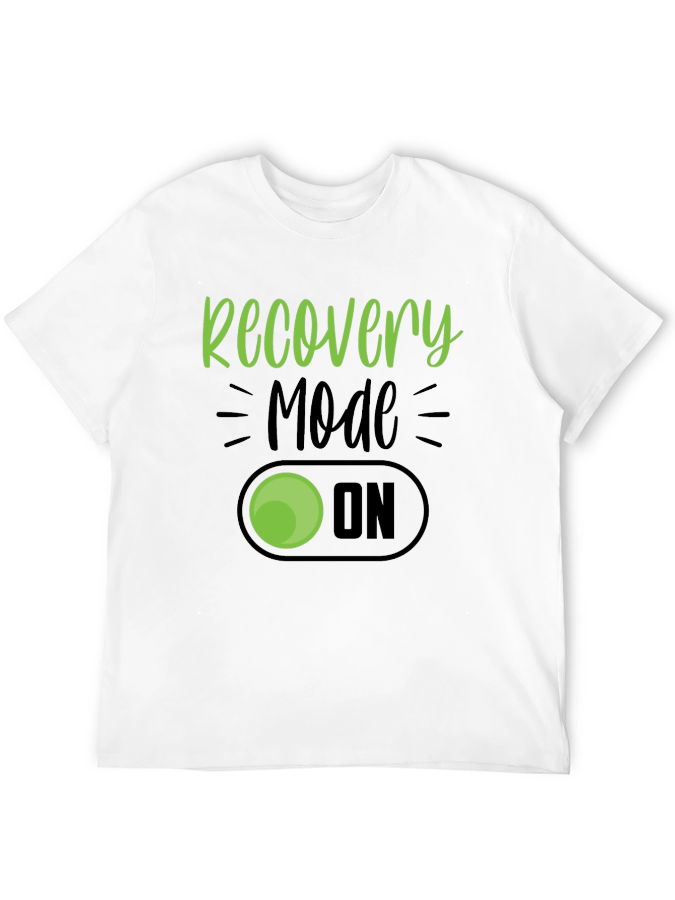 Recovery Mode On Graphic T-Shirt - Black Cotton Tee