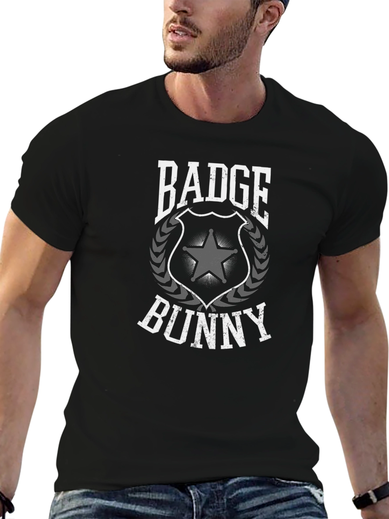 Badge Bunny Graphic T-Shirt