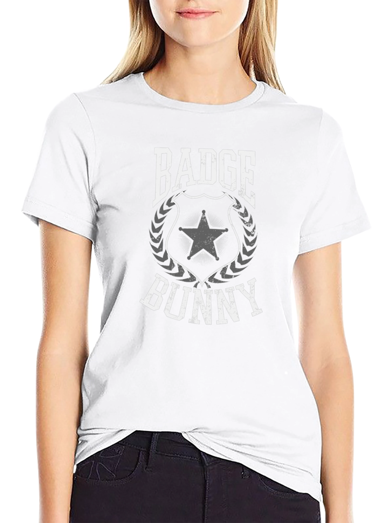 Badge Bunny Graphic T-Shirt