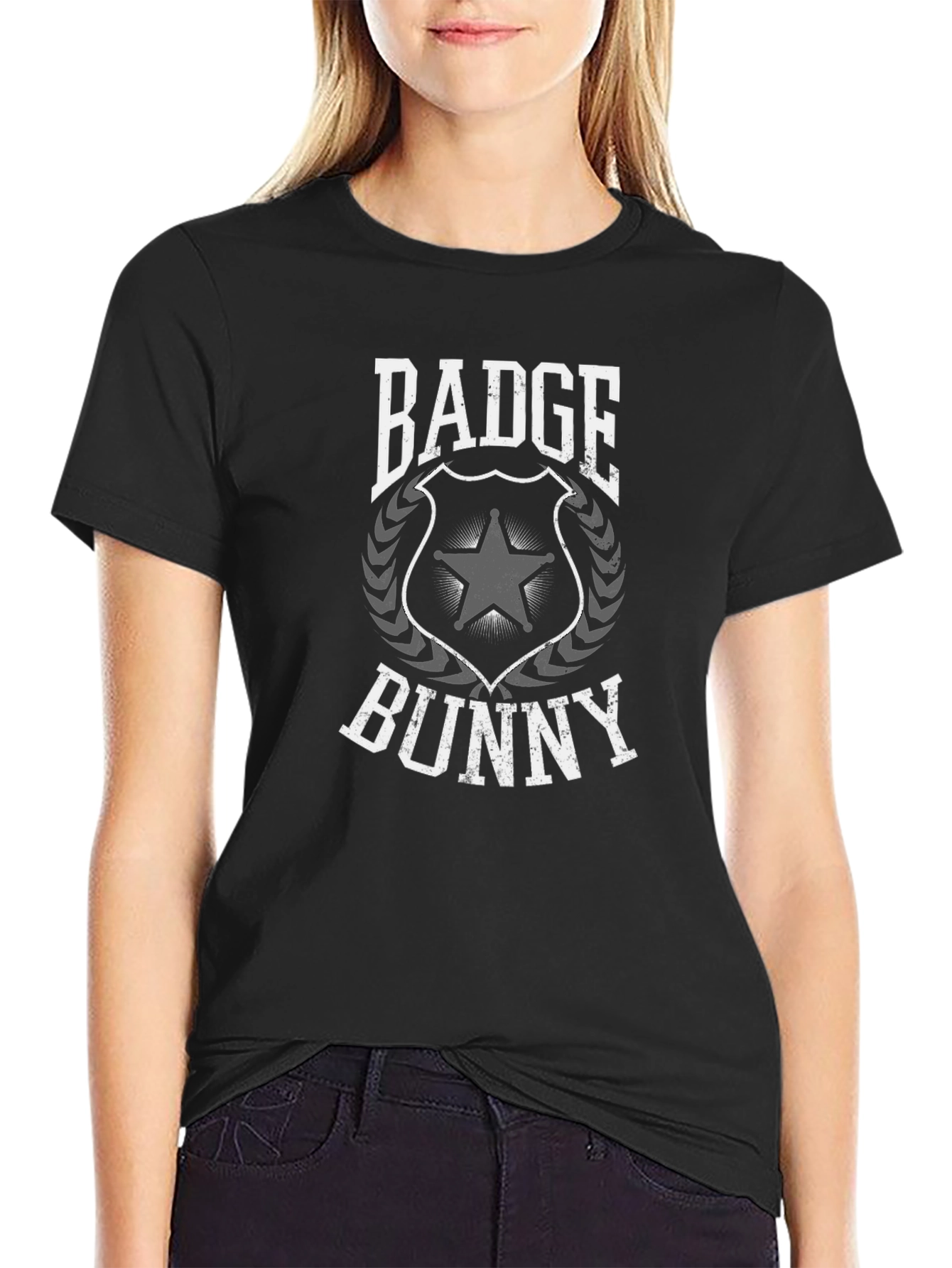Badge Bunny Graphic T-Shirt