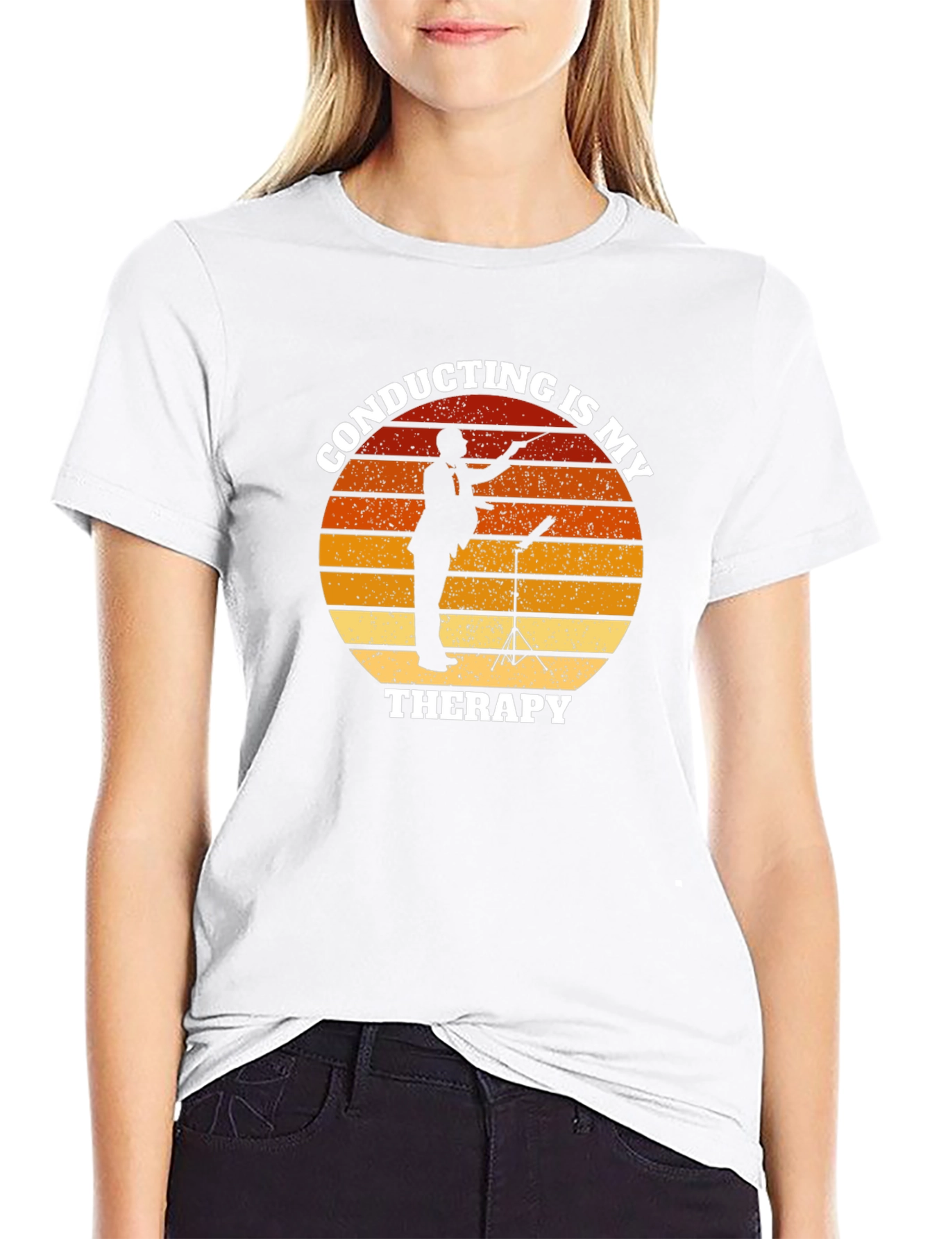 Conducting is My Therapy Graphic T-Shirt