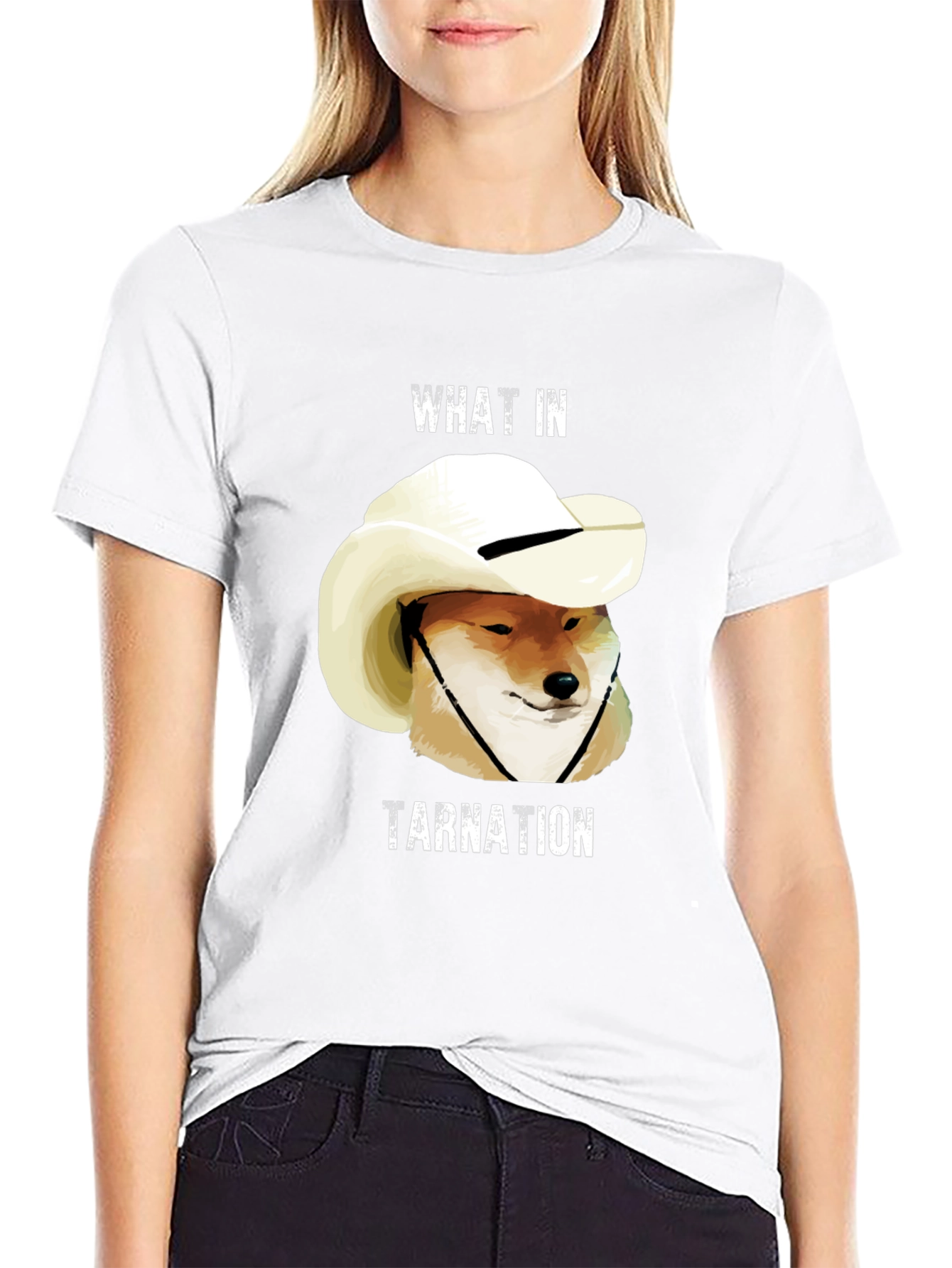 What In Tarnation Doge Meme T-Shirt